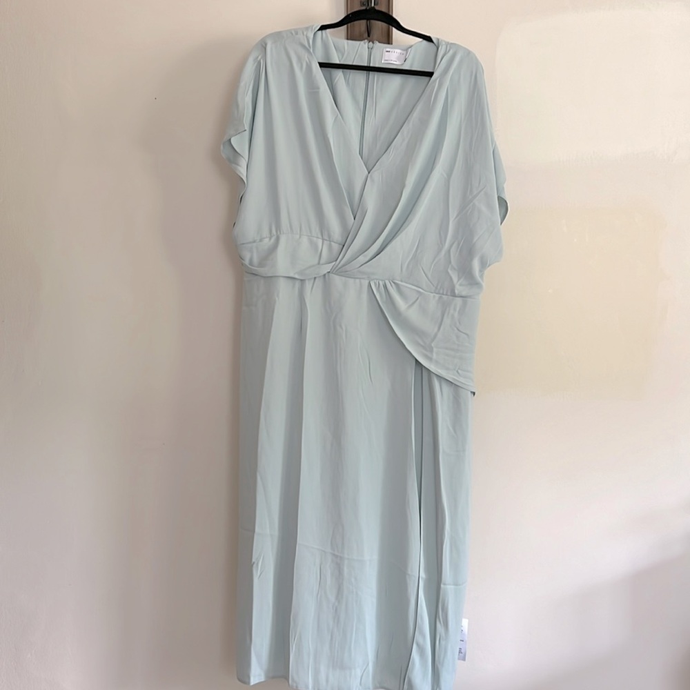 ASOS Curve Blue Midi dress